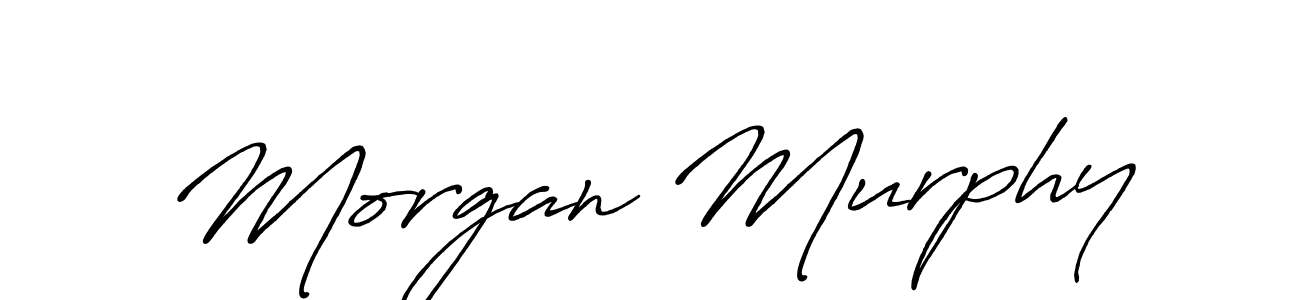 Make a beautiful signature design for name Morgan Murphy. With this signature (Antro_Vectra_Bolder) style, you can create a handwritten signature for free. Morgan Murphy signature style 7 images and pictures png