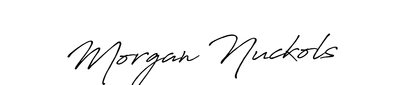 Best and Professional Signature Style for Morgan Nuckols. Antro_Vectra_Bolder Best Signature Style Collection. Morgan Nuckols signature style 7 images and pictures png
