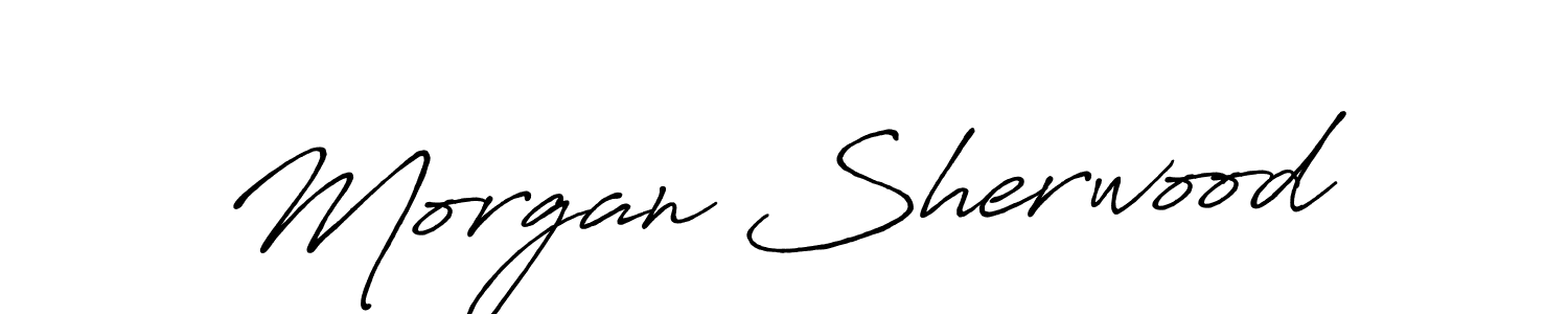 You should practise on your own different ways (Antro_Vectra_Bolder) to write your name (Morgan Sherwood) in signature. don't let someone else do it for you. Morgan Sherwood signature style 7 images and pictures png