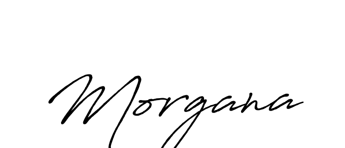 Design your own signature with our free online signature maker. With this signature software, you can create a handwritten (Antro_Vectra_Bolder) signature for name Morgana. Morgana signature style 7 images and pictures png