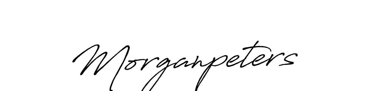 Morganpeters stylish signature style. Best Handwritten Sign (Antro_Vectra_Bolder) for my name. Handwritten Signature Collection Ideas for my name Morganpeters. Morganpeters signature style 7 images and pictures png