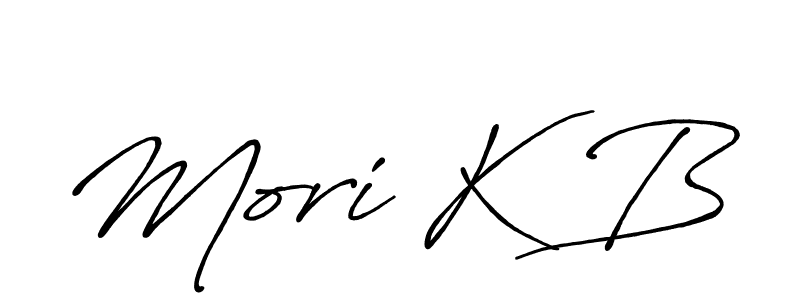 Once you've used our free online signature maker to create your best signature Antro_Vectra_Bolder style, it's time to enjoy all of the benefits that Mori K B name signing documents. Mori K B signature style 7 images and pictures png