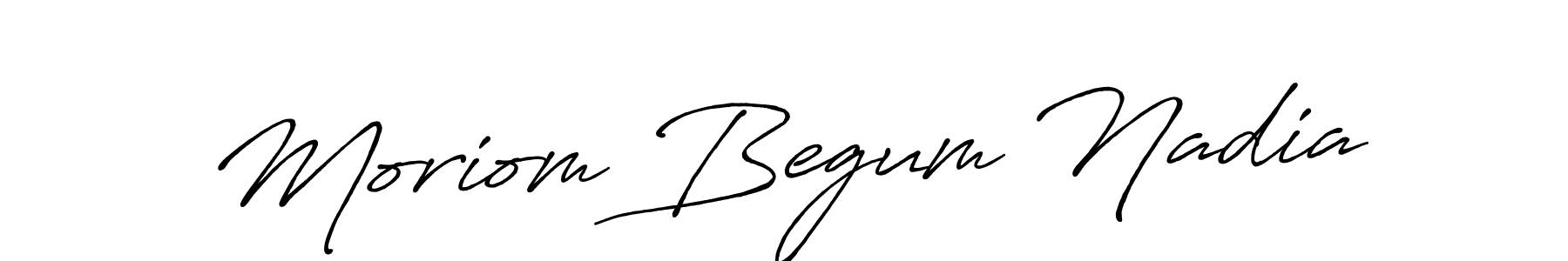 This is the best signature style for the Moriom Begum Nadia name. Also you like these signature font (Antro_Vectra_Bolder). Mix name signature. Moriom Begum Nadia signature style 7 images and pictures png