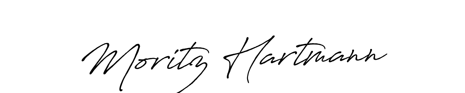 How to make Moritz Hartmann name signature. Use Antro_Vectra_Bolder style for creating short signs online. This is the latest handwritten sign. Moritz Hartmann signature style 7 images and pictures png