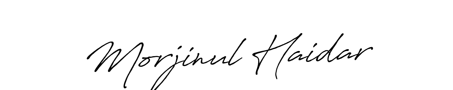 How to make Morjinul Haidar signature? Antro_Vectra_Bolder is a professional autograph style. Create handwritten signature for Morjinul Haidar name. Morjinul Haidar signature style 7 images and pictures png