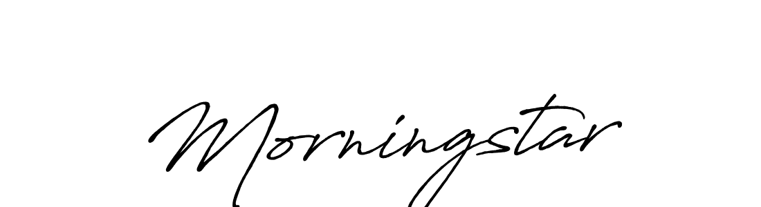 The best way (Antro_Vectra_Bolder) to make a short signature is to pick only two or three words in your name. The name Morningstar include a total of six letters. For converting this name. Morningstar signature style 7 images and pictures png