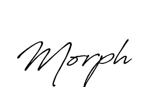 Also You can easily find your signature by using the search form. We will create Morph name handwritten signature images for you free of cost using Antro_Vectra_Bolder sign style. Morph signature style 7 images and pictures png