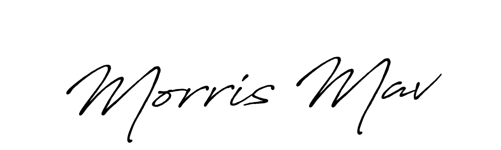 Also You can easily find your signature by using the search form. We will create Morris Mav name handwritten signature images for you free of cost using Antro_Vectra_Bolder sign style. Morris Mav signature style 7 images and pictures png