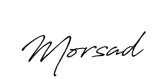Also we have Morsad name is the best signature style. Create professional handwritten signature collection using Antro_Vectra_Bolder autograph style. Morsad signature style 7 images and pictures png