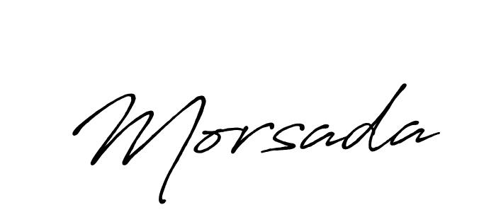 Make a beautiful signature design for name Morsada. Use this online signature maker to create a handwritten signature for free. Morsada signature style 7 images and pictures png