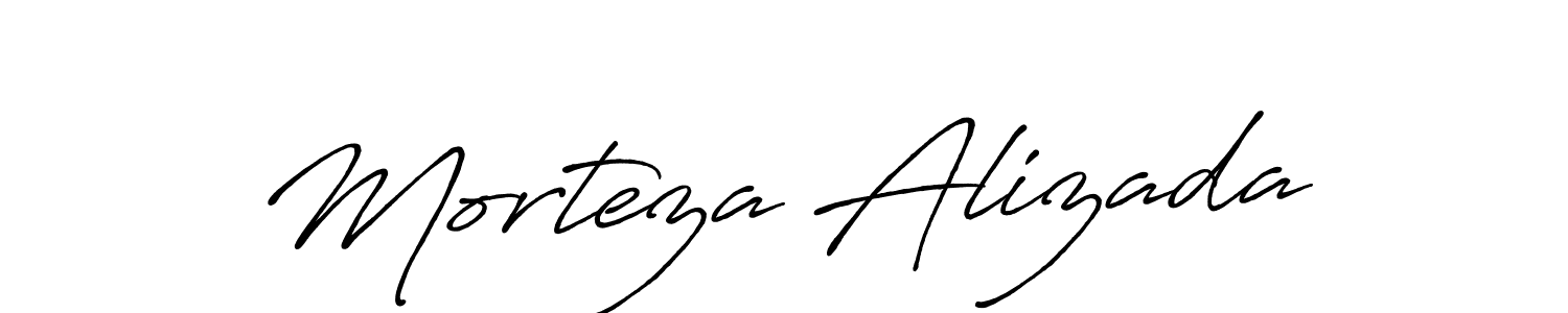 Also we have Morteza Alizada name is the best signature style. Create professional handwritten signature collection using Antro_Vectra_Bolder autograph style. Morteza Alizada signature style 7 images and pictures png