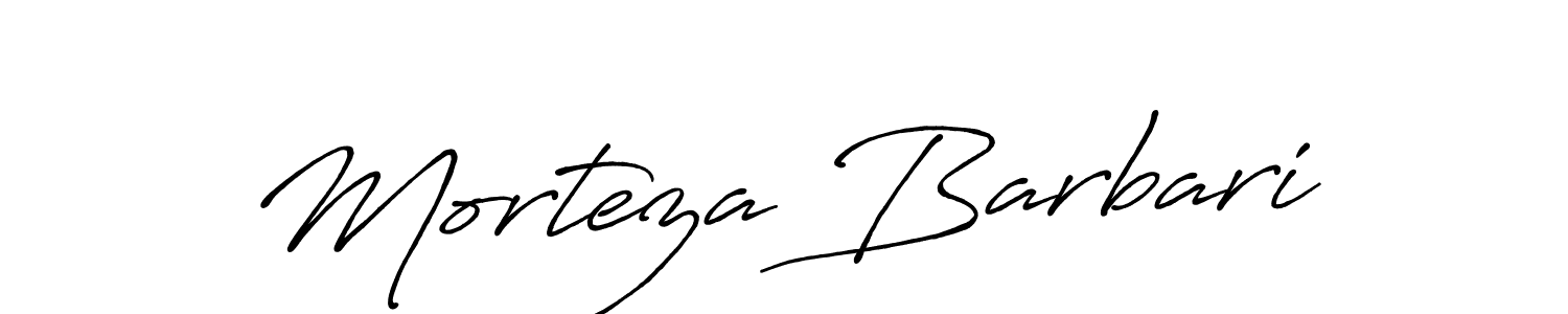 Also we have Morteza Barbari name is the best signature style. Create professional handwritten signature collection using Antro_Vectra_Bolder autograph style. Morteza Barbari signature style 7 images and pictures png