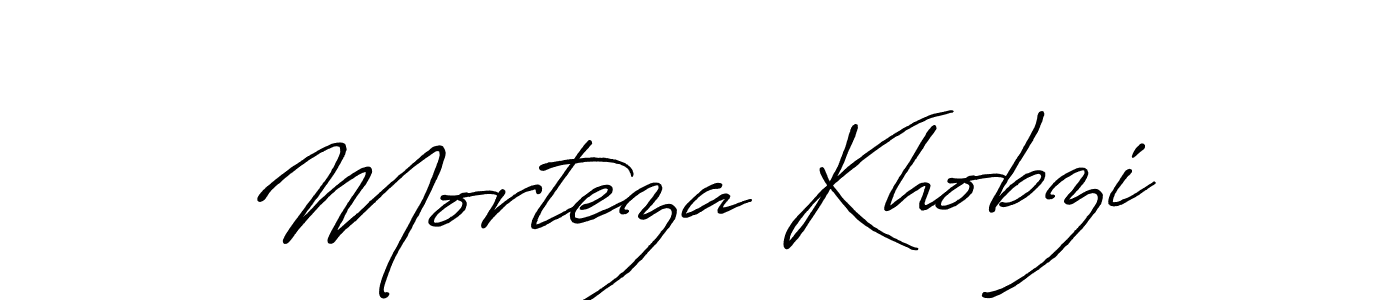 This is the best signature style for the Morteza Khobzi name. Also you like these signature font (Antro_Vectra_Bolder). Mix name signature. Morteza Khobzi signature style 7 images and pictures png