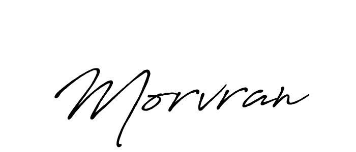 Similarly Antro_Vectra_Bolder is the best handwritten signature design. Signature creator online .You can use it as an online autograph creator for name Morvran. Morvran signature style 7 images and pictures png