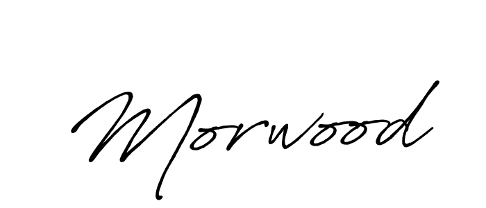 Design your own signature with our free online signature maker. With this signature software, you can create a handwritten (Antro_Vectra_Bolder) signature for name Morwood. Morwood signature style 7 images and pictures png