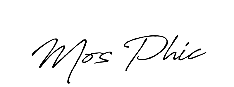 It looks lik you need a new signature style for name Mos Phic. Design unique handwritten (Antro_Vectra_Bolder) signature with our free signature maker in just a few clicks. Mos Phic signature style 7 images and pictures png