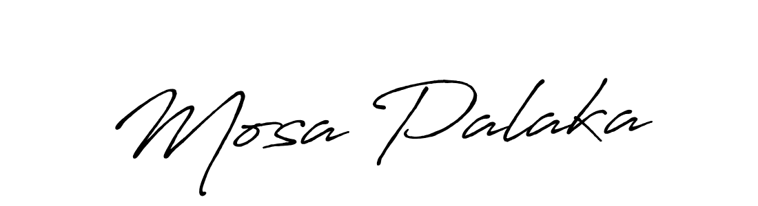 Make a beautiful signature design for name Mosa Palaka. Use this online signature maker to create a handwritten signature for free. Mosa Palaka signature style 7 images and pictures png