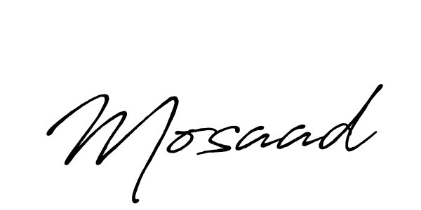 Create a beautiful signature design for name Mosaad. With this signature (Antro_Vectra_Bolder) fonts, you can make a handwritten signature for free. Mosaad signature style 7 images and pictures png