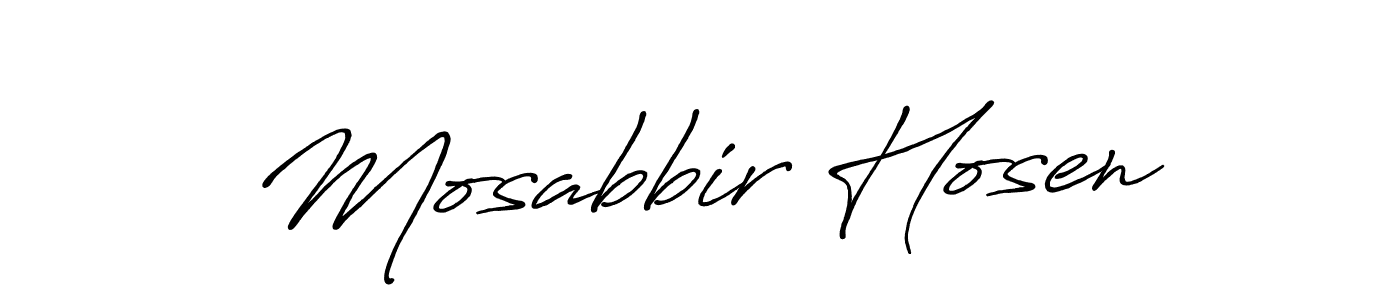 It looks lik you need a new signature style for name Mosabbir Hosen. Design unique handwritten (Antro_Vectra_Bolder) signature with our free signature maker in just a few clicks. Mosabbir Hosen signature style 7 images and pictures png