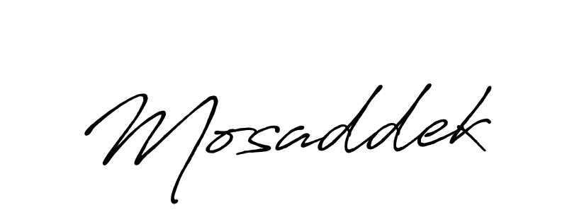 How to make Mosaddek signature? Antro_Vectra_Bolder is a professional autograph style. Create handwritten signature for Mosaddek name. Mosaddek signature style 7 images and pictures png