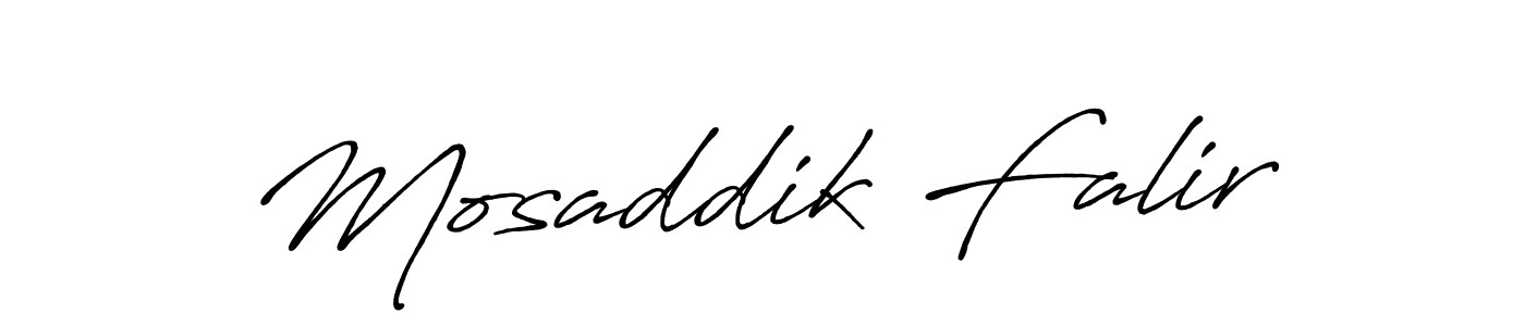 if you are searching for the best signature style for your name Mosaddik Falir. so please give up your signature search. here we have designed multiple signature styles  using Antro_Vectra_Bolder. Mosaddik Falir signature style 7 images and pictures png