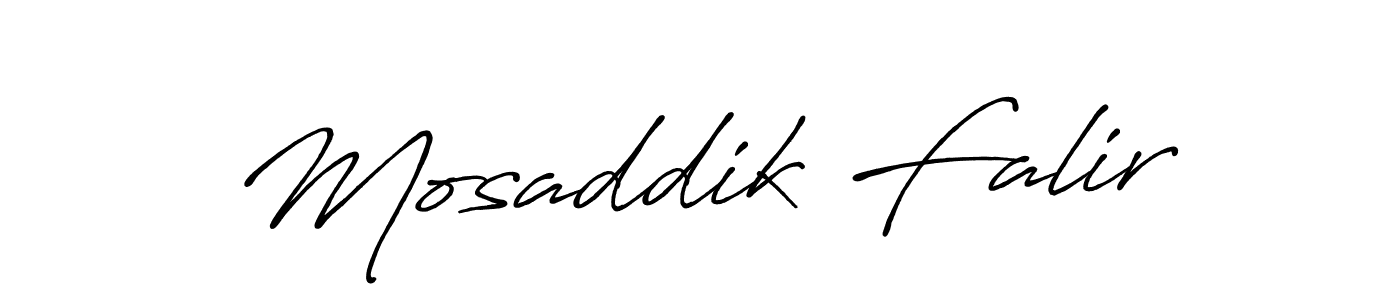 if you are searching for the best signature style for your name Mosaddik Falir. so please give up your signature search. here we have designed multiple signature styles  using Antro_Vectra_Bolder. Mosaddik Falir signature style 7 images and pictures png