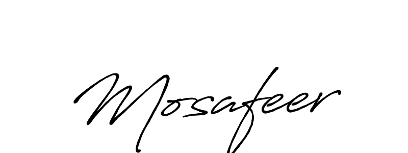 Also You can easily find your signature by using the search form. We will create Mosafeer name handwritten signature images for you free of cost using Antro_Vectra_Bolder sign style. Mosafeer signature style 7 images and pictures png