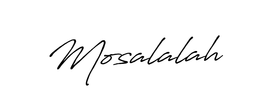 The best way (Antro_Vectra_Bolder) to make a short signature is to pick only two or three words in your name. The name Mosalalah include a total of six letters. For converting this name. Mosalalah signature style 7 images and pictures png