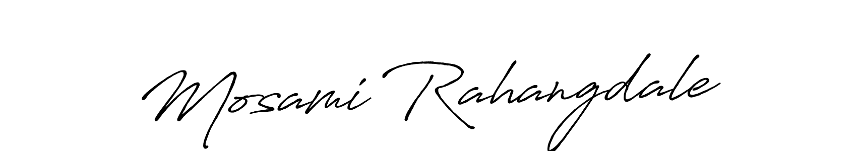 Also we have Mosami Rahangdale name is the best signature style. Create professional handwritten signature collection using Antro_Vectra_Bolder autograph style. Mosami Rahangdale signature style 7 images and pictures png