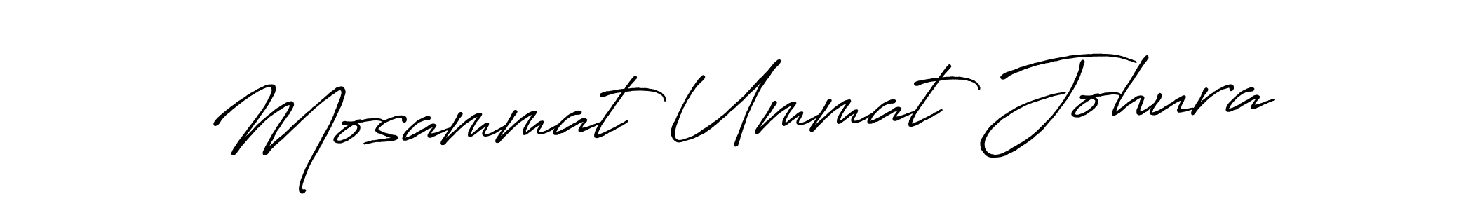 Use a signature maker to create a handwritten signature online. With this signature software, you can design (Antro_Vectra_Bolder) your own signature for name Mosammat Ummat Johura. Mosammat Ummat Johura signature style 7 images and pictures png