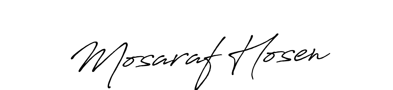 Similarly Antro_Vectra_Bolder is the best handwritten signature design. Signature creator online .You can use it as an online autograph creator for name Mosaraf Hosen. Mosaraf Hosen signature style 7 images and pictures png