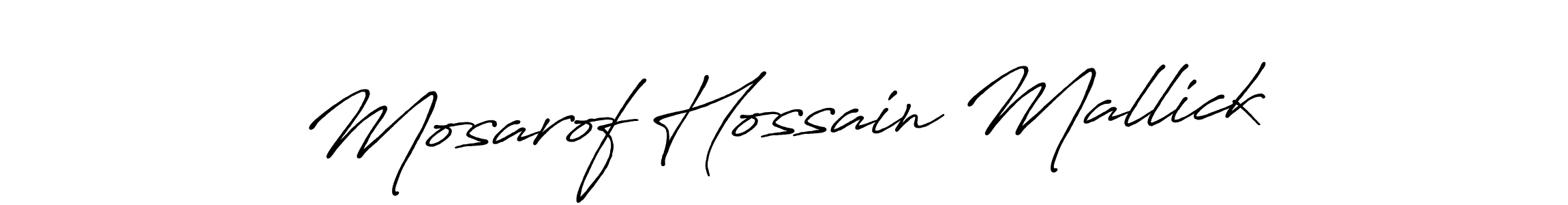 Similarly Antro_Vectra_Bolder is the best handwritten signature design. Signature creator online .You can use it as an online autograph creator for name Mosarof Hossain Mallick. Mosarof Hossain Mallick signature style 7 images and pictures png
