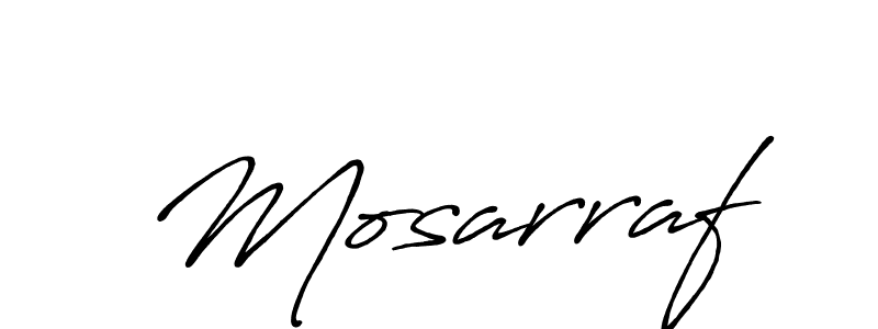 Also we have Mosarraf name is the best signature style. Create professional handwritten signature collection using Antro_Vectra_Bolder autograph style. Mosarraf signature style 7 images and pictures png