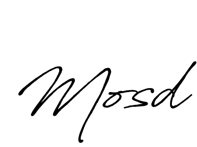 How to make Mosd signature? Antro_Vectra_Bolder is a professional autograph style. Create handwritten signature for Mosd name. Mosd signature style 7 images and pictures png