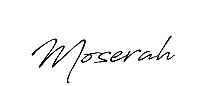 Also we have Moserah name is the best signature style. Create professional handwritten signature collection using Antro_Vectra_Bolder autograph style. Moserah signature style 7 images and pictures png