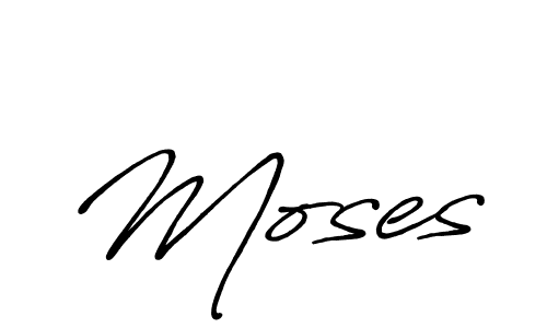 You should practise on your own different ways (Antro_Vectra_Bolder) to write your name (Moses) in signature. don't let someone else do it for you. Moses signature style 7 images and pictures png
