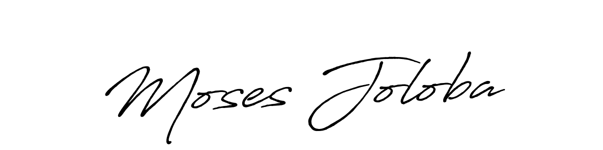 You should practise on your own different ways (Antro_Vectra_Bolder) to write your name (Moses Joloba) in signature. don't let someone else do it for you. Moses Joloba signature style 7 images and pictures png