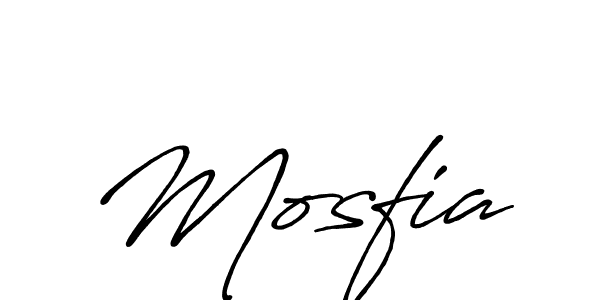 Make a beautiful signature design for name Mosfia. Use this online signature maker to create a handwritten signature for free. Mosfia signature style 7 images and pictures png