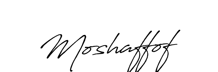 Design your own signature with our free online signature maker. With this signature software, you can create a handwritten (Antro_Vectra_Bolder) signature for name Moshaffof. Moshaffof signature style 7 images and pictures png