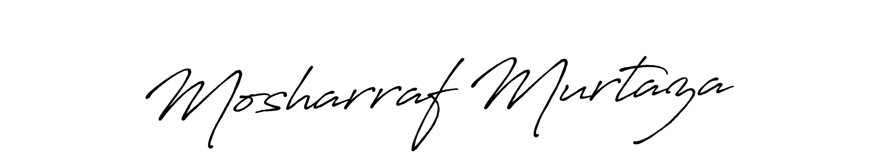 Design your own signature with our free online signature maker. With this signature software, you can create a handwritten (Antro_Vectra_Bolder) signature for name Mosharraf Murtaza. Mosharraf Murtaza signature style 7 images and pictures png