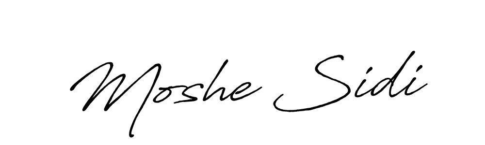 Also You can easily find your signature by using the search form. We will create Moshe Sidi name handwritten signature images for you free of cost using Antro_Vectra_Bolder sign style. Moshe Sidi signature style 7 images and pictures png