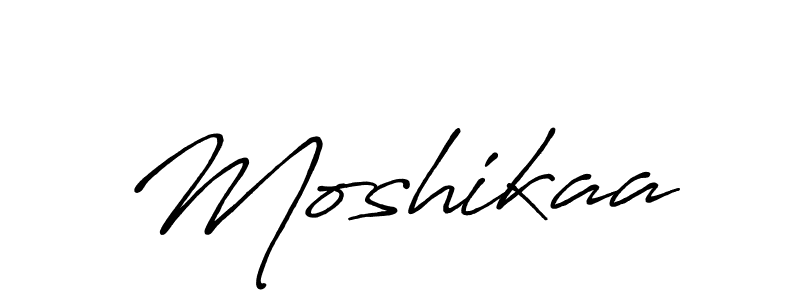 How to make Moshikaa signature? Antro_Vectra_Bolder is a professional autograph style. Create handwritten signature for Moshikaa name. Moshikaa signature style 7 images and pictures png
