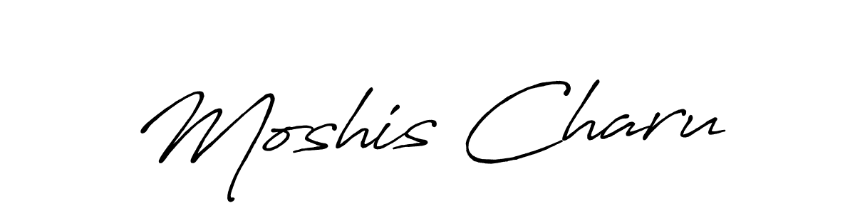 How to Draw Moshis Charu signature style? Antro_Vectra_Bolder is a latest design signature styles for name Moshis Charu. Moshis Charu signature style 7 images and pictures png