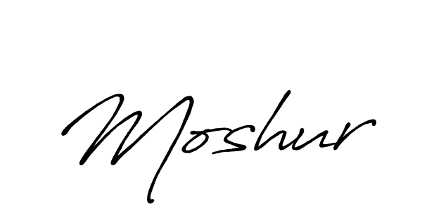 Make a beautiful signature design for name Moshur. Use this online signature maker to create a handwritten signature for free. Moshur signature style 7 images and pictures png