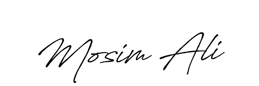 Also we have Mosim Ali name is the best signature style. Create professional handwritten signature collection using Antro_Vectra_Bolder autograph style. Mosim Ali signature style 7 images and pictures png