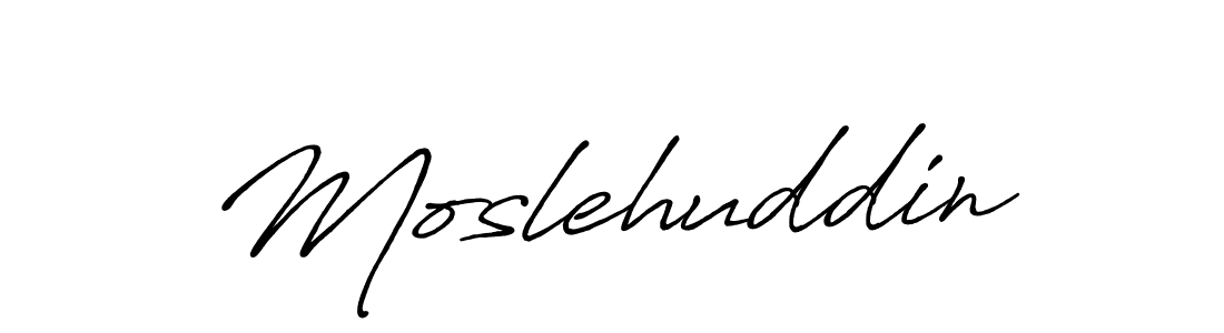 Make a beautiful signature design for name Moslehuddin. Use this online signature maker to create a handwritten signature for free. Moslehuddin signature style 7 images and pictures png