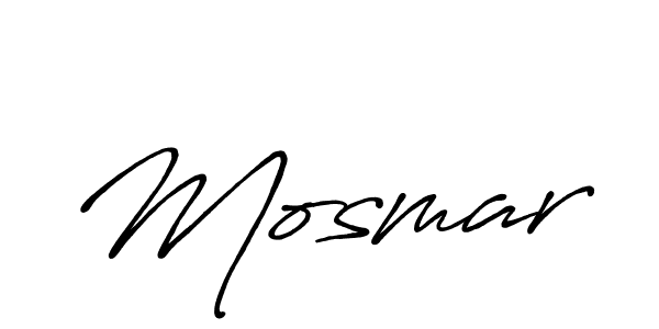 Make a beautiful signature design for name Mosmar. With this signature (Antro_Vectra_Bolder) style, you can create a handwritten signature for free. Mosmar signature style 7 images and pictures png