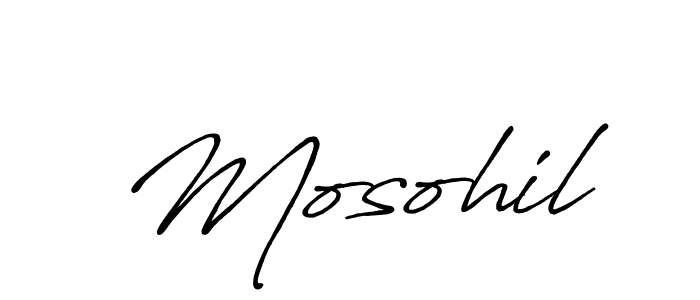 You should practise on your own different ways (Antro_Vectra_Bolder) to write your name (Mosohil) in signature. don't let someone else do it for you. Mosohil signature style 7 images and pictures png