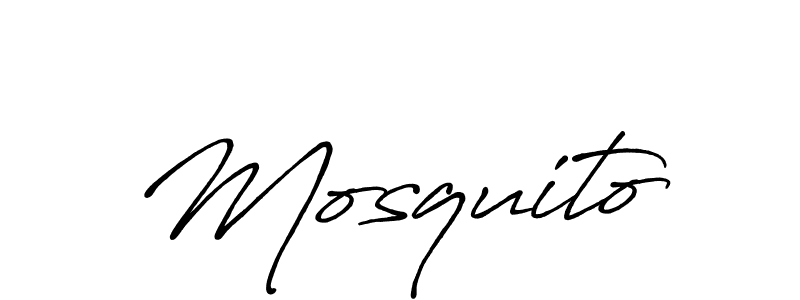 Mosquito stylish signature style. Best Handwritten Sign (Antro_Vectra_Bolder) for my name. Handwritten Signature Collection Ideas for my name Mosquito. Mosquito signature style 7 images and pictures png