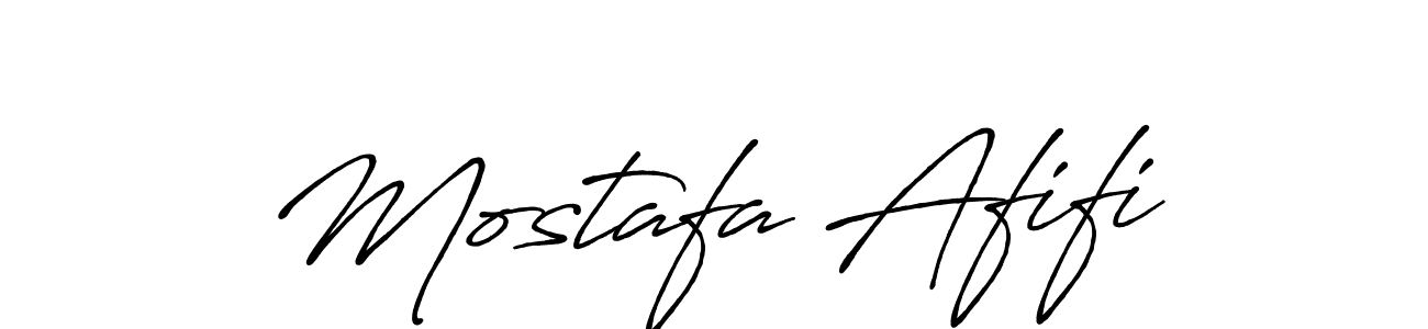 Make a beautiful signature design for name Mostafa Afifi. With this signature (Antro_Vectra_Bolder) style, you can create a handwritten signature for free. Mostafa Afifi signature style 7 images and pictures png